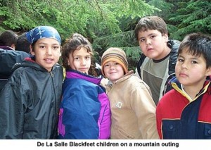 0309DeLaSalleBlackfeetchildrenonmountain