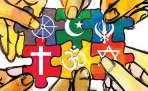 Religious tolerance illustration